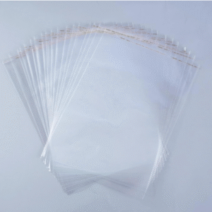 Self Seal Cellophane Bags - A4 Size (8.8X12) Pack of 50, Clear, Self-Adhesive, Gift Bags